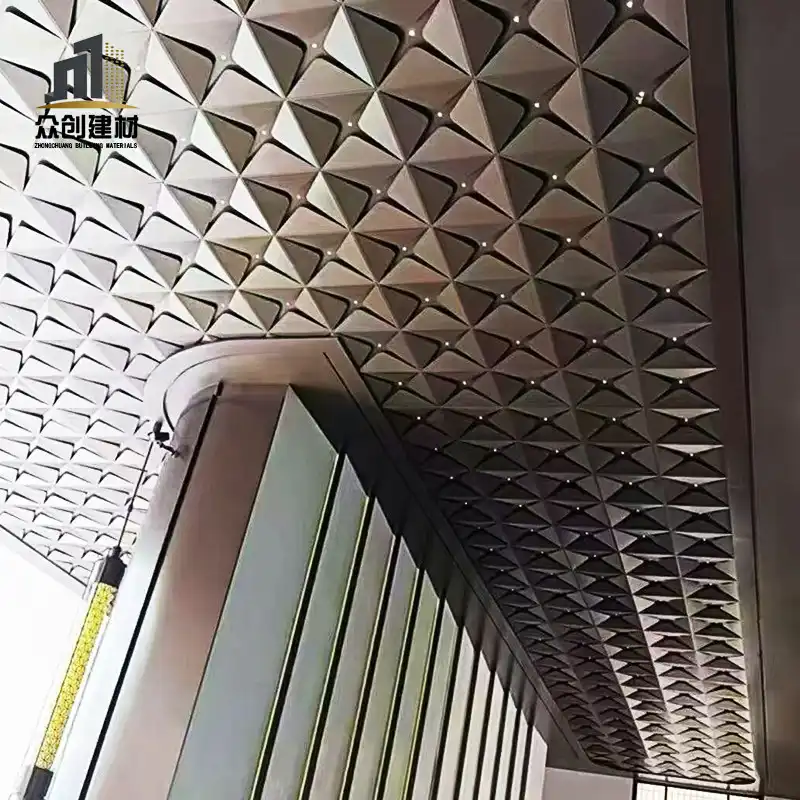 Petal-Shaped Aluminum Ceiling Panel